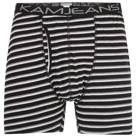 Kam Jeans Striped Boxershorts 2-Pack - Donje rublje & kupaće hlače - muške donje rublje veliki brojevi