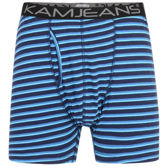 Kam Jeans Striped Boxershorts 2-Pack - Donje rublje & kupaće hlače - muške donje rublje veliki brojevi
