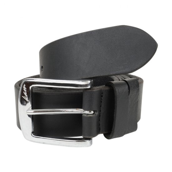 Kam 922 Jeans belt Genuine leather Black, 4cm - Remenje - Muški remeni velikih veličina