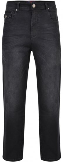 Kam Jeans Alonso Black Used - Traperice & hlače - Muške Traperice i Hlače Veliki Brojevi