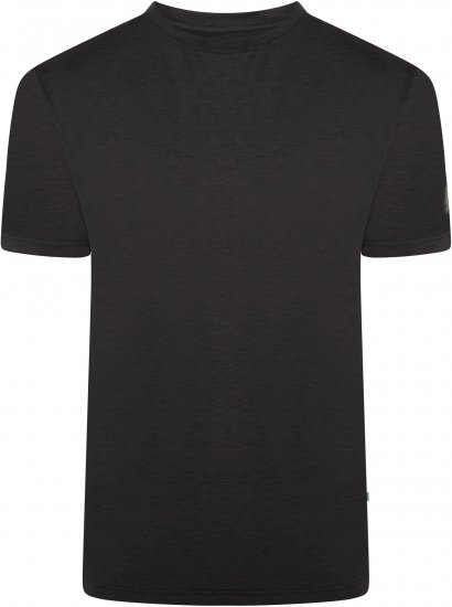 Kam Jeans AP001 XT Active Performance Marl Tee Black - Majice Kratkih Rukava - Muške Majice Kratkih Rukava Veliki Brojevi 