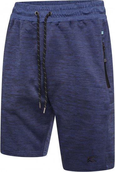 Kam Jeans AP005 Active Performance Marl Shorts Indigo - Sportske Hlače & Kratke - Muške Trenirke Veliki Brojevi