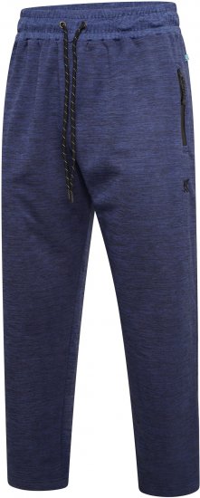 Kam Jeans AP006 Active Performance Marl Jog Pants Indigo - Sportske hlače & kratke - Muške Trenirke Veliki Brojevi