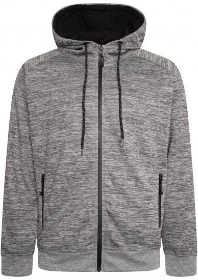Kam Jeans KBS AP008 Active Performance Hoody Grey - Puloveri & dukserice - Muške Puloveri & dukserice veliki brojevi