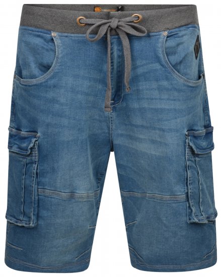 Kam Jeans Dito Denim Shorts Light Used - Kratke hlače - Muške Kratke Hlače Veliki Brojevi 