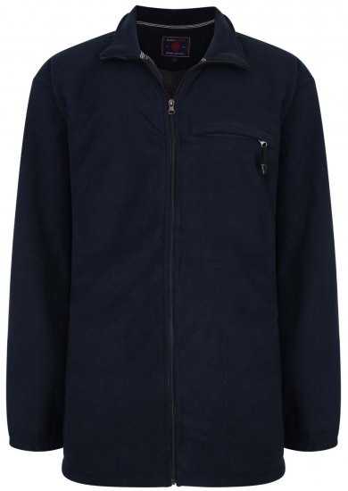 Kam Jeans KV100 Bonded Fleece Jacket Navy - Sportska & za van odjeća - Muške Sportska Odjeća Veliki Brojevi
