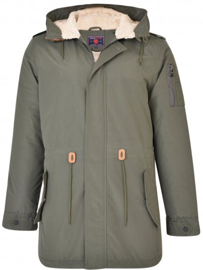 Kam Jeans KV112 Parka Army Green - Jakne - Muške Jakne Veliki Brojevi