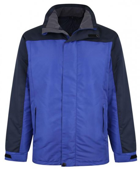 Kam Jeans KV113 Padded Waterproof Coat Navy - Jakne - Muške Jakne Veliki Brojevi