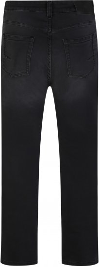 Kam Jeans Nunez Knitted Denim Stretch Fashion Jeans Charcoal - Traperice & hlače - Muške Traperice i Hlače Veliki Brojevi