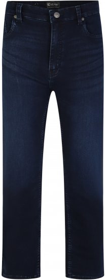 Kam Jeans Nunez Knitted Denim Stretch Fashion Jeans Dark Blue - Traperice & Hlače - Muške Traperice i Hlače Veliki Brojevi
