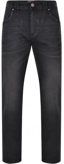 Kam Jeans Ortega Jeans Black Used - Traperice & hlače - Muške Traperice i Hlače Veliki Brojevi