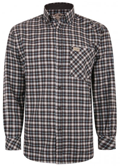 Kam Jeans P681 Flannel Check Shirt - Košulje - Muške Košulje Veliki Brojevi