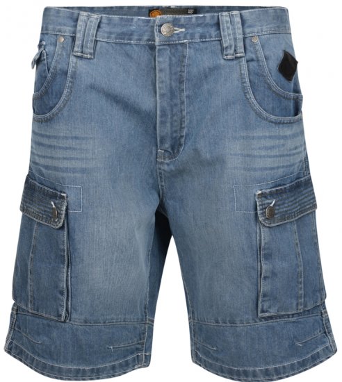 Kam Jeans Sebastian Denim Shorts - Kratke hlače - Muške Kratke Hlače Veliki Brojevi 