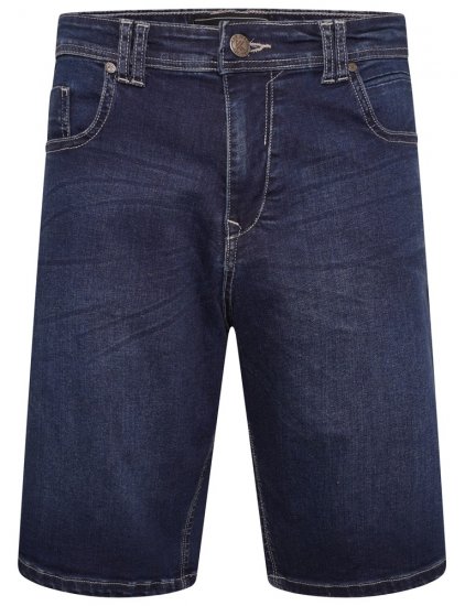 Kam Jeans Vigo2 Jeans Shorts Dark Used - Kratke hlače - Muške Kratke Hlače Veliki Brojevi 