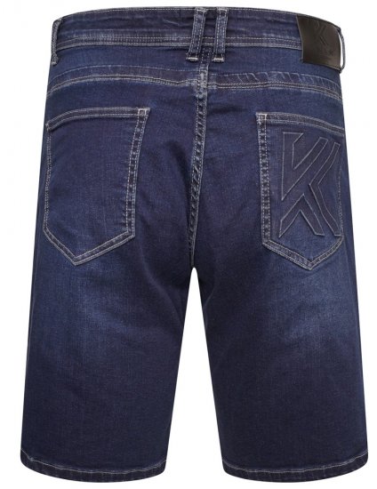 Kam Jeans Vigo2 Jeans Shorts Dark Used - Kratke hlače - Muške Kratke Hlače Veliki Brojevi 