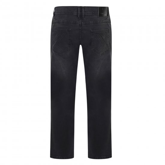 Kam Jeans VIGO Stretchjeans Black Used - Traperice & hlače - Muške Traperice i Hlače Veliki Brojevi