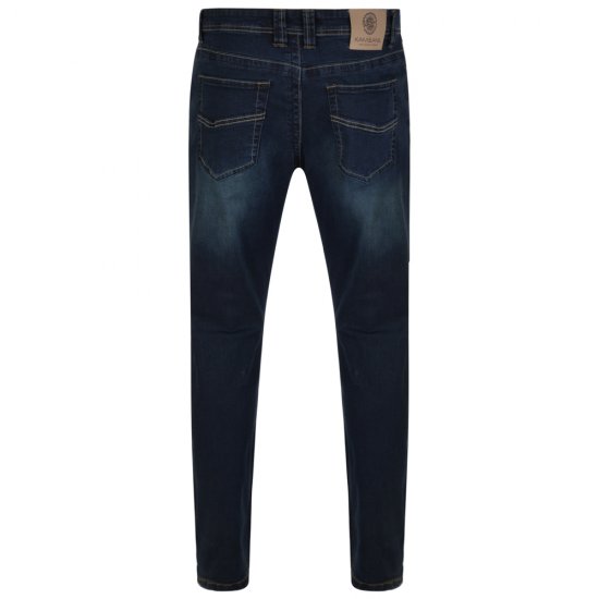 Kam Jeans Vincent Dark Wash - Traperice & hlače - Muške Traperice i Hlače Veliki Brojevi