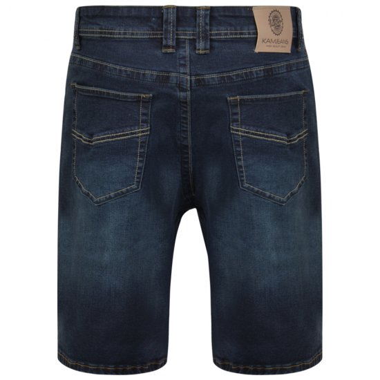 Kam Jeans Vincent Shorts Dark Used - Kratke hlače - Muške Kratke Hlače Veliki Brojevi