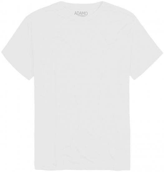 Adamo Kevin Regular fit T-shirt White - Majice Kratkih Rukava - Muške Majice Kratkih Rukava Veliki Brojevi 