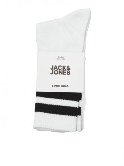Jack & Jones Travis Teniske čarape Bijela 3-pack - Donje rublje & kupaće hlače - muške donje rublje veliki brojevi