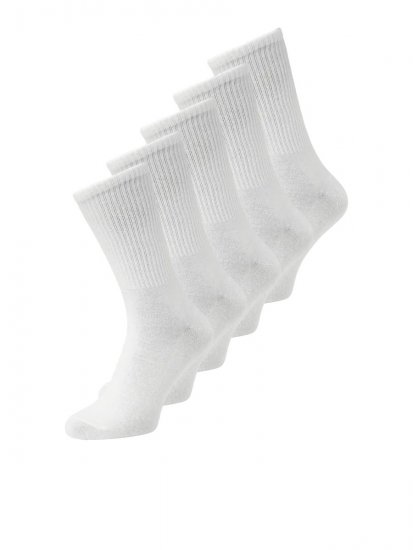 Jack & Jones Basic Teniske čarape Bijela 5-pack - Donje rublje & kupaće hlače - muške donje rublje veliki brojevi