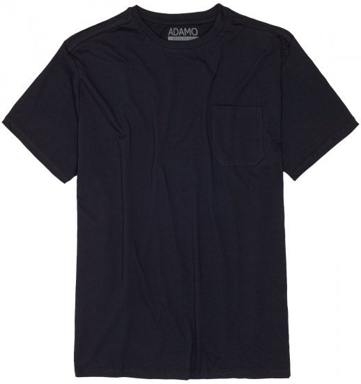 Adamo Kody Regular fit T-shirt with Pocket Navy - Majice Kratkih Rukava - Muške Majice Kratkih Rukava Veliki Brojevi 
