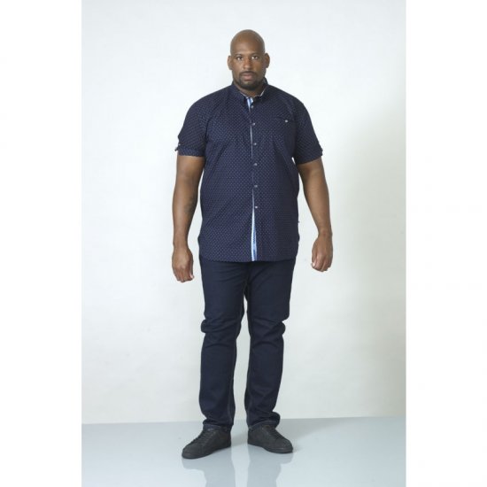 D555 Kurt Printed Short Sleeve Shirt - Košulje - Muške Košulje Veliki Brojevi