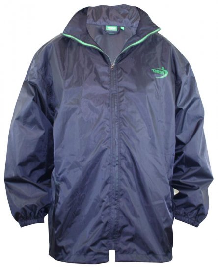D555 Zac "Packaway" Rain Jacket Navy - Sportska & za van odjeća - Muške Sportska Odjeća Veliki Brojevi