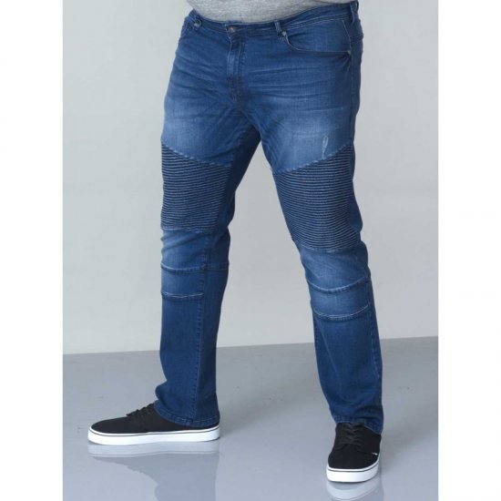 D555 Abrams Biker Style Jeans - Traperice & hlače - Muške Traperice i Hlače Veliki Brojevi