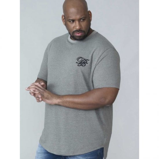 D555 Agler Waffle T-shirt Khaki - Majice Kratkih Rukava - Muške Majice Kratkih Rukava Veliki Brojevi 