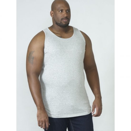 D555 Fabio Tanktop Grey - Majice Kratkih Rukava - Muške Majice Kratkih Rukava Veliki Brojevi 
