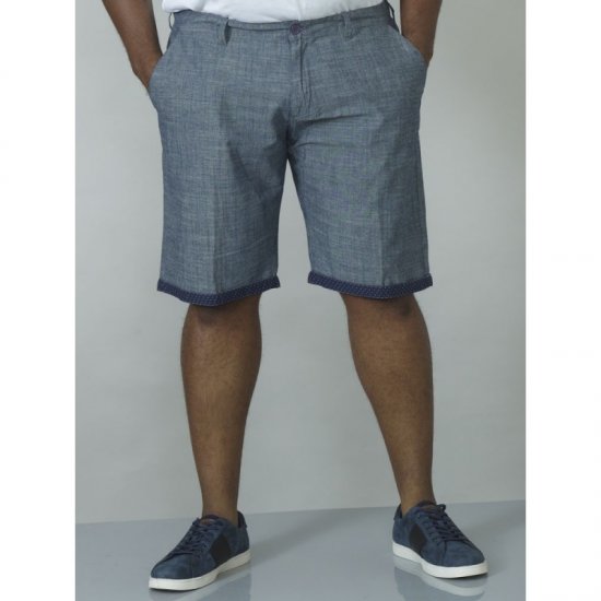 D555 Cliff Shorts Navy - Kratke hlače - Muške Kratke Hlače Veliki Brojevi 