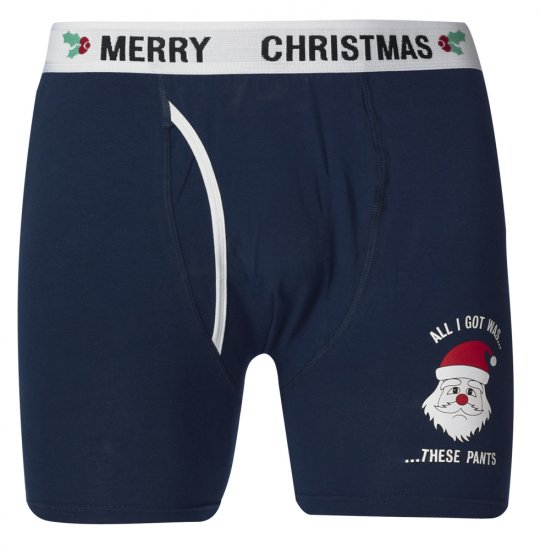 D555 Claus Christmas Boxers 2-pack - Donje rublje & kupaće hlače - muške donje rublje veliki brojevi