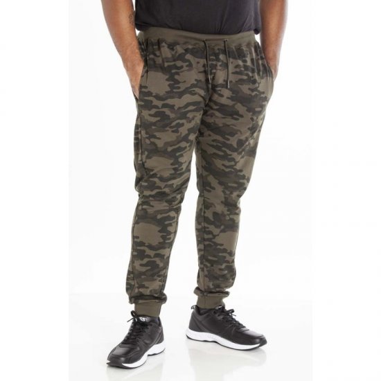 D555 Sutton Sweatpants Camo - Sportske hlače & kratke - Muške Trenirke Veliki Brojevi