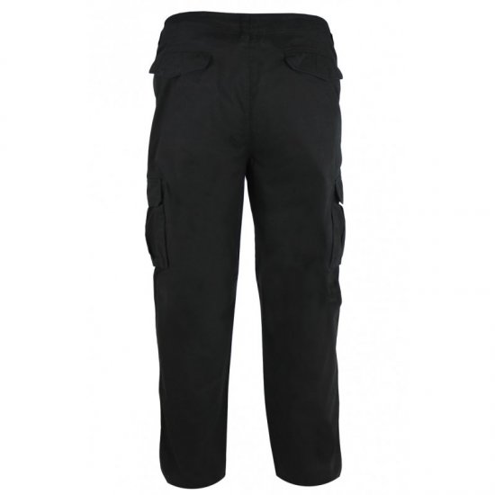D555 Robert Cargo pants Black - Traperice & hlače - Muške Traperice i Hlače Veliki Brojevi