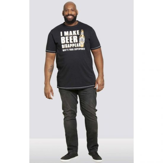 D555 Seattle T-shirt Black - Majice Kratkih Rukava - Muške Majice Kratkih Rukava Veliki Brojevi 