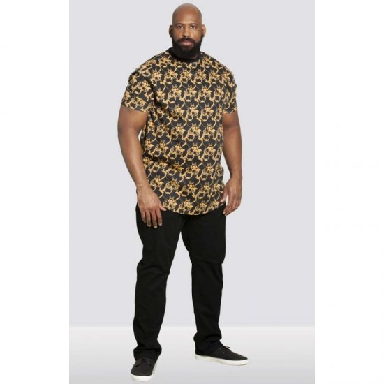 D555 Dave Couture T-shirt Black - Majice Kratkih Rukava - Muške Majice Kratkih Rukava Veliki Brojevi