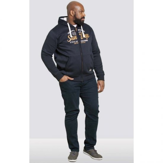 D555 Stockton Hoodie Navy - Puloveri & dukserice - Muške Puloveri & dukserice veliki brojevi