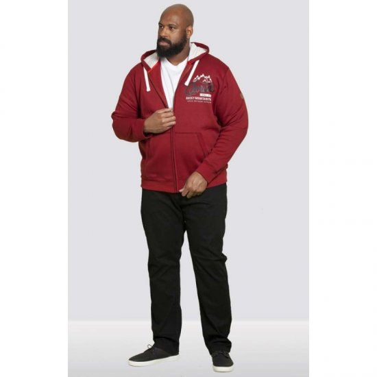 D555 Durham Hoodie Red - Puloveri & dukserice - Muške Puloveri & dukserice veliki brojevi