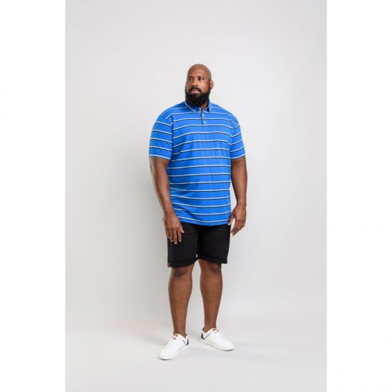 D555 Holmes Polo Blue - Polo majice - Muške Polo Majice Veliki Brojevi