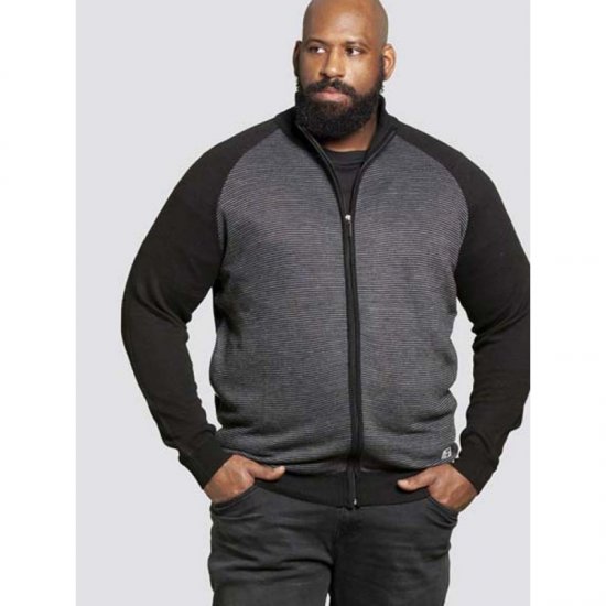 D555 Tanner Sweater Black - Puloveri & dukserice - Muške Puloveri & dukserice veliki brojevi