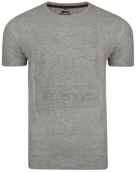 Slazenger Kurtis T-shirt Grey - Majice Kratkih Rukava - Muške Majice Kratkih Rukava Veliki Brojevi 
