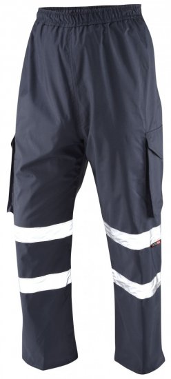 Leo Appledore Cargo Rain pants Navy - Radna odjeća - Radna Odjeća Veliki Brojevi