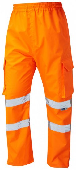 Leo Appledore Cargo Rain pants Hi-Vis Orange - Radna odjeća - Radna Odjeća Veliki Brojevi