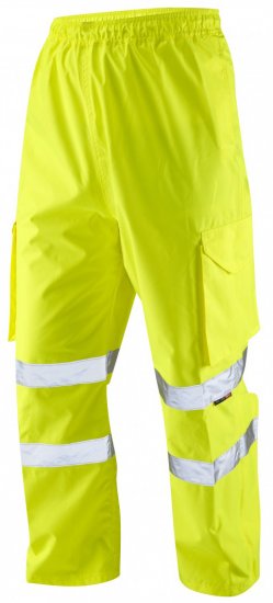 Leo Appledore Cargo Rain pants Hi-Vis Yellow - Radna odjeća - Radna Odjeća Veliki Brojevi