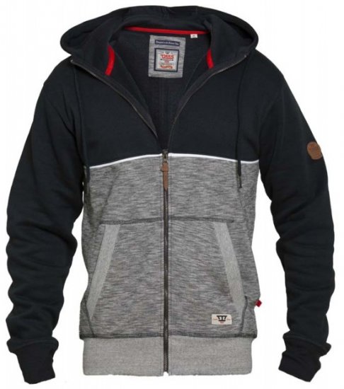 D555 Lamarsh Hoodie Navy - Puloveri & dukserice - Muške Puloveri & dukserice veliki brojevi