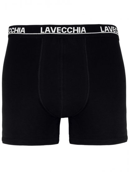 Lavecchia 1020 Boxershorts 3-pack Black - Donje rublje & kupaće hlače - muške donje rublje veliki brojevi