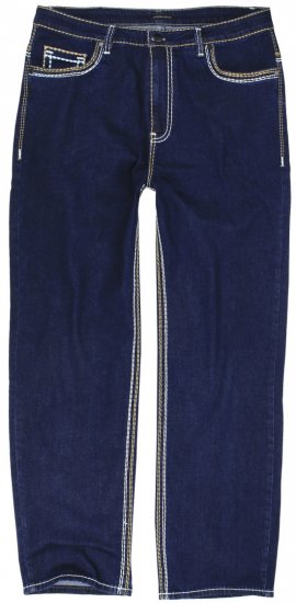 Lavecchia 503 Comfort Fit Stretch Jeans Darkblue - Traperice & hlače - Muške Traperice i Hlače Veliki Brojevi