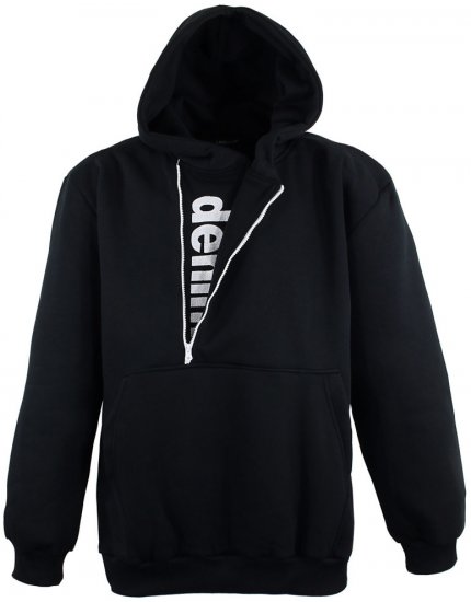 Lavecchia 214 Half-zip Hoodie Black - Puloveri & dukserice - Muške Puloveri & dukserice veliki brojevi