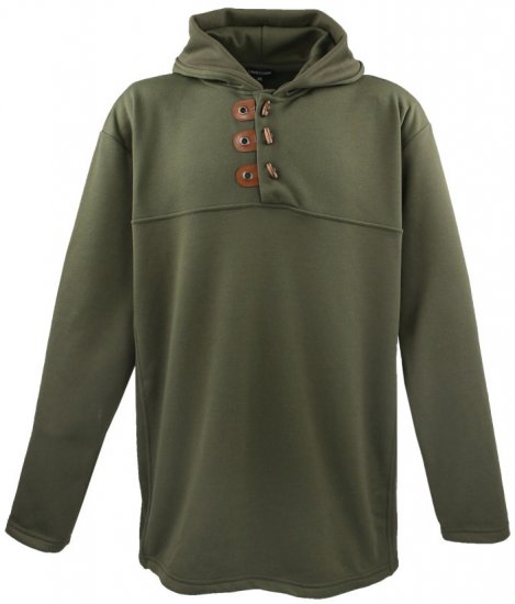 Lavecchia 605 Pullover Hoodie Khaki - Puloveri & dukserice - Muške Puloveri & dukserice veliki brojevi